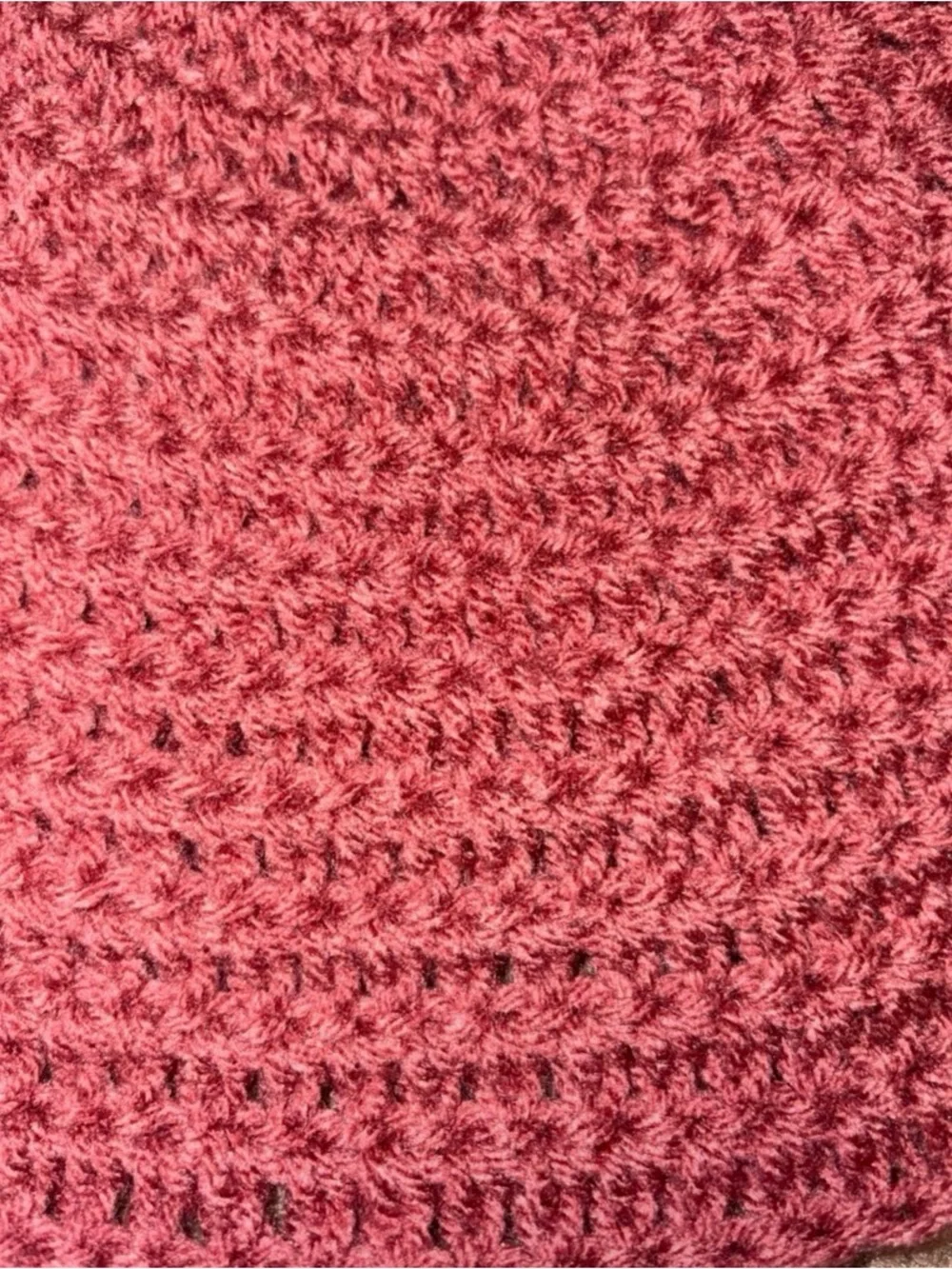 Handmade Dusty Rose Crochet Beanie - Women Accessories